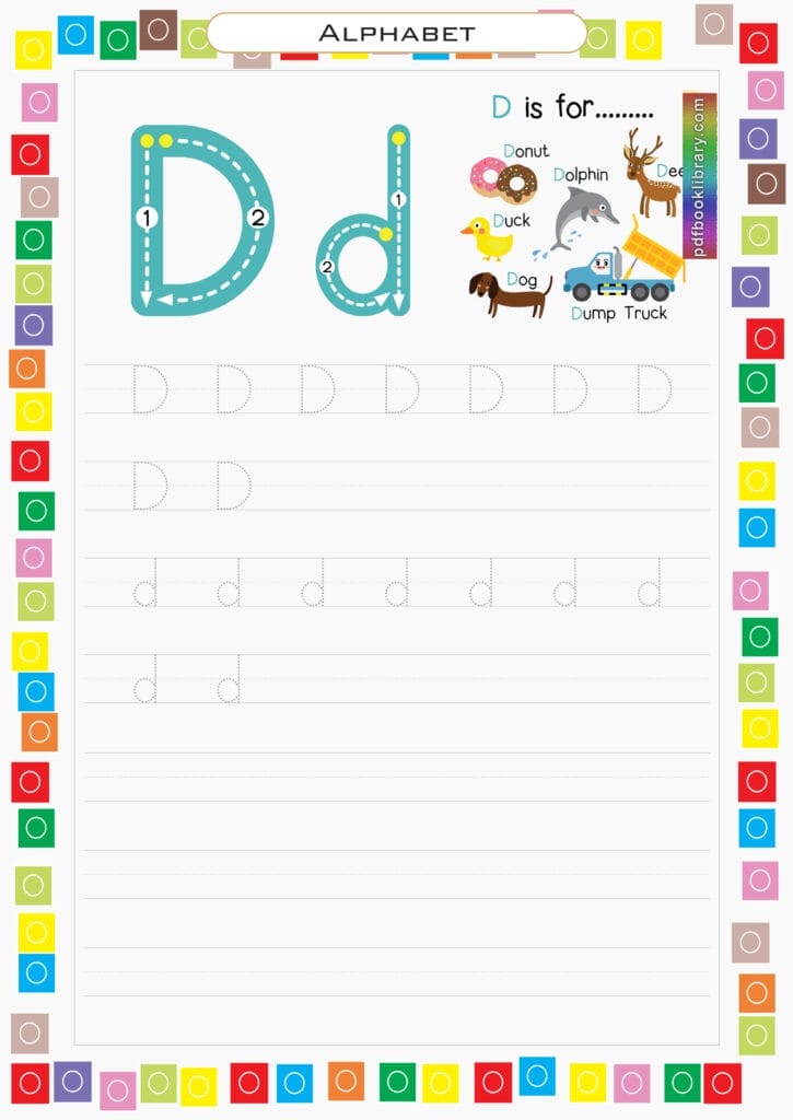 d is for the duck worksheet