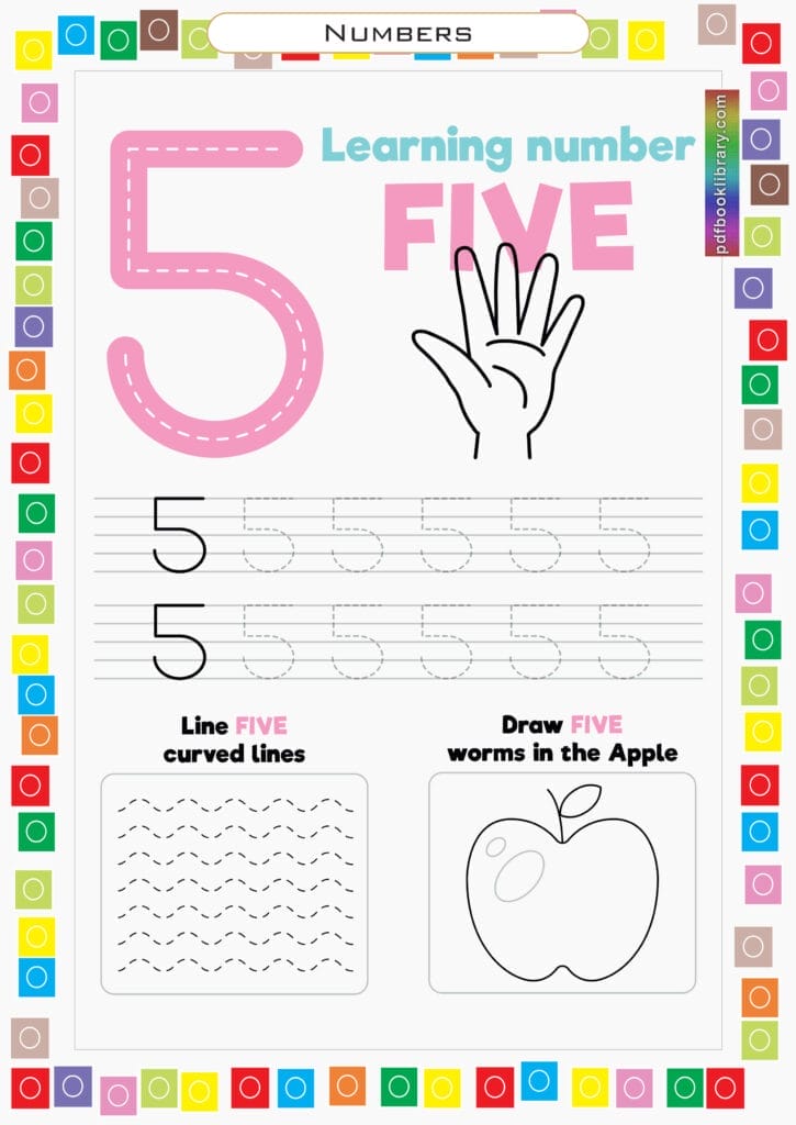 learning number five worksheet