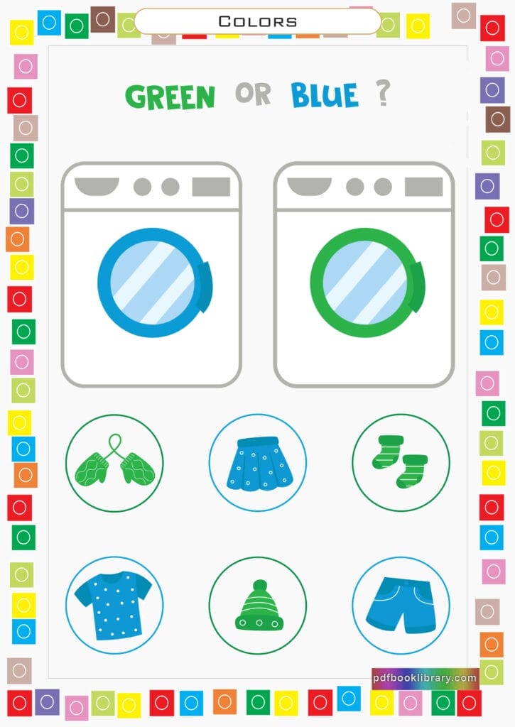 color matching worksheet