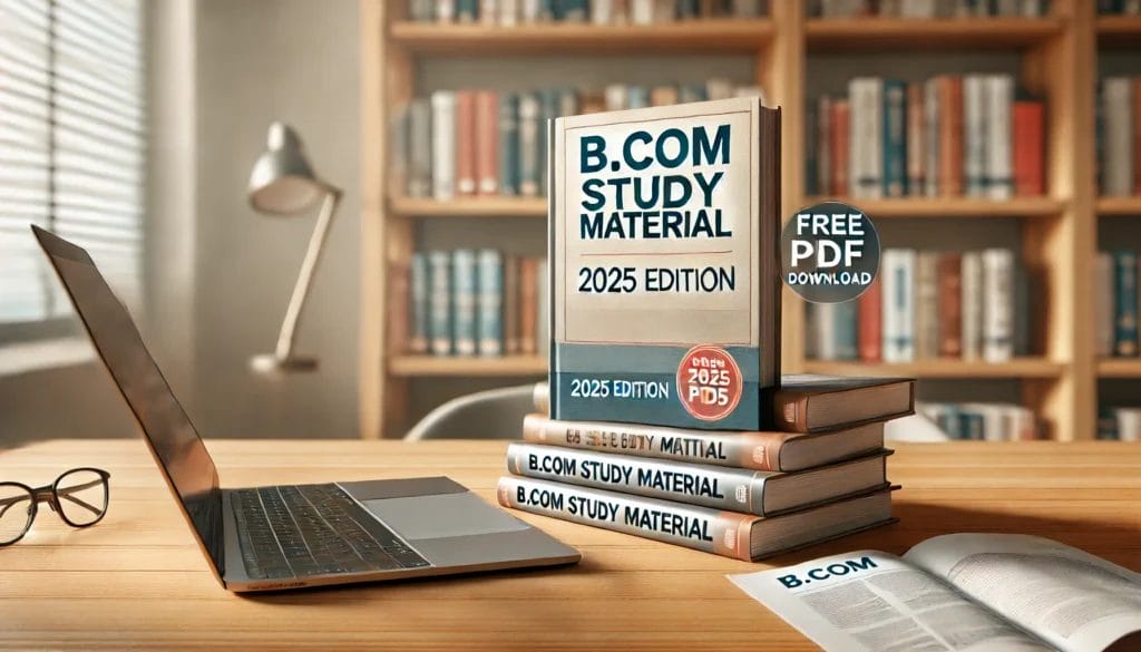 B.Com Books PDF Free Download: Comprehensive Study Material for 2025